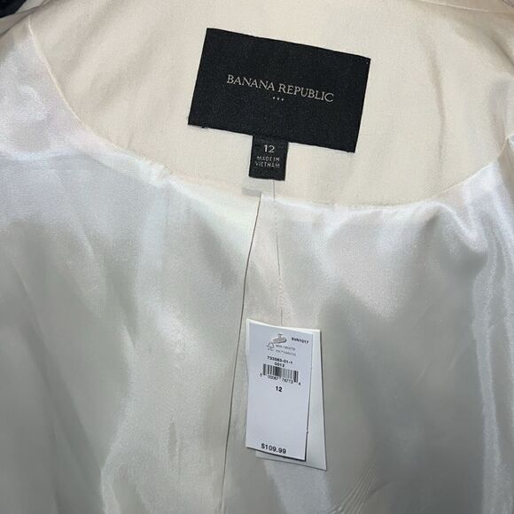 NWT Banana Republic White Blazer - Picture 4 of 8